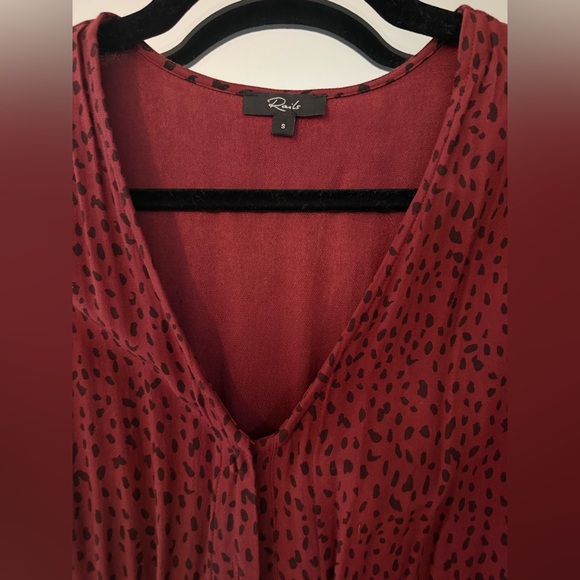 Rails Jet Jumpsuit in Rust with Self-Tie Belt - Picture 3 of 3